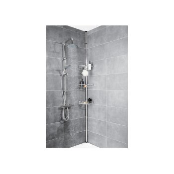 LIVARNO home Teleskop-Badregal, höhenverstellbar -...