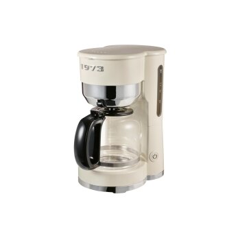SILVERCREST® Kaffeemaschine Chrom Retro 1973 Creme...
