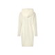 esmara® Damen Nicki-Kleid, mit überschnittenen Schultern (Creme, M(40/42)) - B-Ware neuwertig