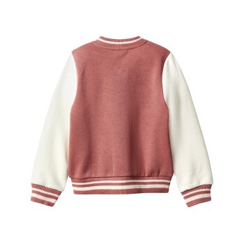 lupilu® Kinder Collegejacke, mit angerauter Innenseite (Rot/weiß, 98/104) - B-Ware neuwertig