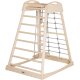 roba Indoor-Spielturm, aus Holz, inkl. Schaukel, natur/grau - B-Ware sehr gut
