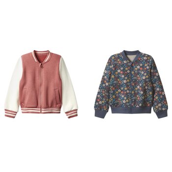 lupilu® Kinder Collegejacke, mit angerauter...