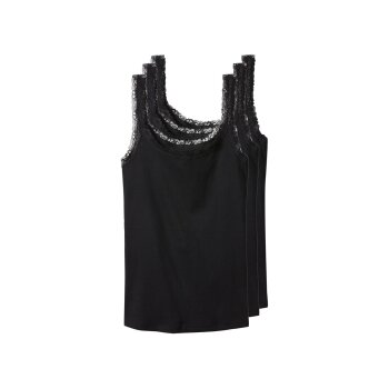 esmara® Damen Ripptop, 3 Stück - B-Ware