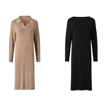esmara® Damen Strickkleid, mit langen Ärmeln -...