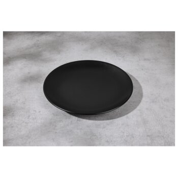 SILVERCREST® Geschirrset, 24-teilig, schwarz - B-Ware sehr gut