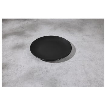 SILVERCREST® Geschirrset, 24-teilig, schwarz - B-Ware sehr gut