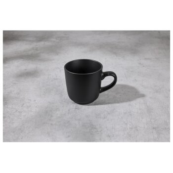 SILVERCREST® Geschirrset, 24-teilig, schwarz - B-Ware sehr gut