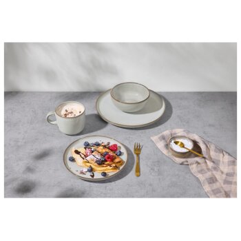 SILVERCREST® Geschirrset, 24-teilig (Grau) - B-Ware neuwertig