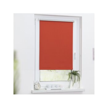 Lichtblick Thermo-Rollo Klemmfix, ohne Bohren, ab 45 x 150 cm (Terracotta, 40x150 cm) - B-Ware neuwertig