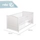 roba Komplettbettset Adam & Eule, umbaubar, 70 x 140 cm - B-Ware Transportschaden Kosmetisch