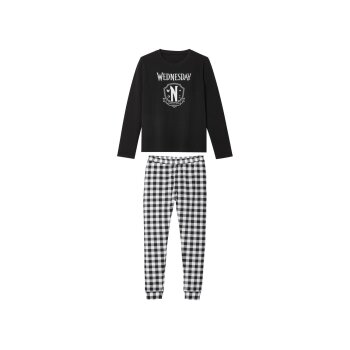 Kinder Pyjama (Schwarz/weiß, 158/164) - B-Ware...