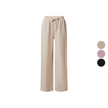 esmara® Damen Musselin-Hose, aus reiner Baumwolle -...