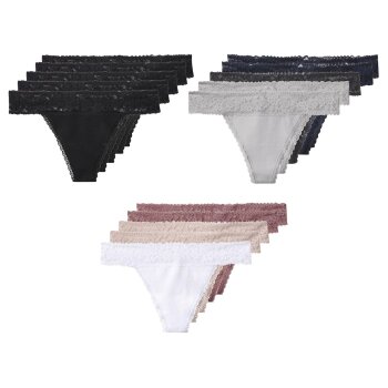esmara® Damen String, 5 Stück - B-Ware