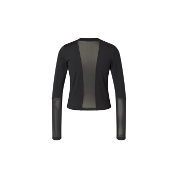 CRIVIT Damen Funktionsshirt, schnelltrocknend und feuchtigkeitsableitend (Schwarz, M(40/42)) - B-Ware neuwertig