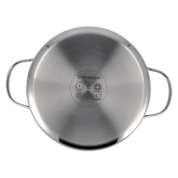 SILVERCREST® Topf-Set, 5-teilig, Edelstahl, Premium (Edelstahldeckel) - B-Ware sehr gut