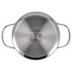 SILVERCREST® Topf-Set, 5-teilig, Edelstahl, Premium (Edelstahldeckel) - B-Ware sehr gut