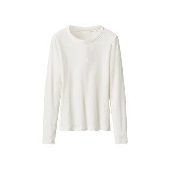 esmara® Damen Gerippte Langarmshirts, 2 Stück - B-Ware