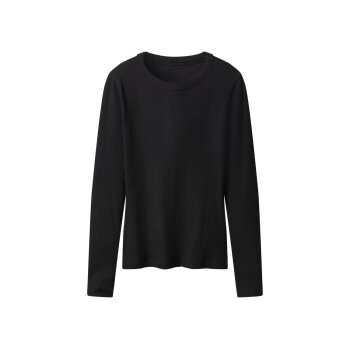 esmara® Damen Gerippte Langarmshirts, 2 Stück - B-Ware