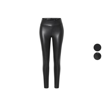 esmara® Damen Leggings in modischer Leder- oder...