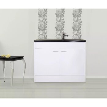 respekta Komplettspüle, 100 x 50 cm, Unterschrank...