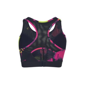CRIVIT Damen Sport Bustier, mit Mesh-Einsätzen (Gemustert, S(36/38)) - B-Ware neuwertig