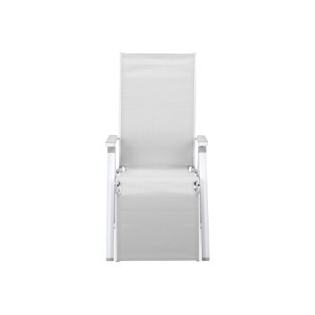 LIVARNO home Alu-Relaxsessel »Houston«, weiß - B-Ware