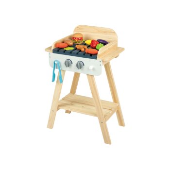 Playtive Holz Spielzeug-Grill für draußen,...