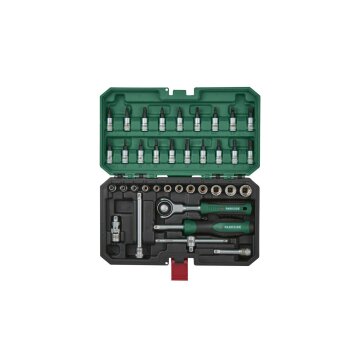 PARKSIDE® Steckschlüssel-Satz mit Schwenkkopf-Ratsche, 37-teilig - B-Ware sehr gut