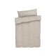 LIVARNO home Bettwäsche, aus Musselin, 140 x 200 cm, beige - B-Ware sehr gut