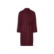 LIVARNO home Unisex Bademantel, mit modischer Waffelstruktur (Bordeaux, L) - B-Ware sehr gut
