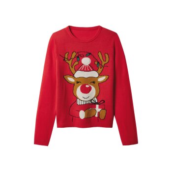 esmara® Weihnachtspullover mit LED-Effekt - B-Ware