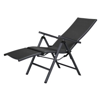 LIVARNO home Alu-Relaxsessel »Houston«, grau - B-Ware