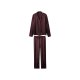 esmara® Damen Satin-Pyjama (Burgunderrot, M(40/42)) - B-Ware neuwertig