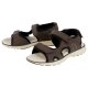 Footflex Damen Sandale, 39, braun - B-Ware neuwertig