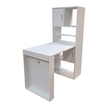 LIVARNO home Schreibtisch mit Regal, weiß - B-Ware gut