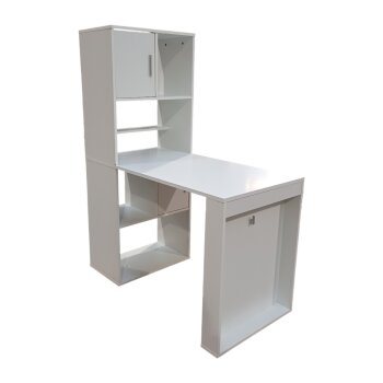 LIVARNO home Schreibtisch mit Regal, weiß - B-Ware gut