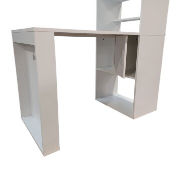 LIVARNO home Schreibtisch mit Regal, weiß - B-Ware gut