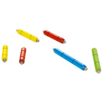 LUPILU® Magnetbausatz Leuchtend, 56-teilig / Magnetbausatz Bunt, 60-teilig (Bunt) - B-Ware neuwertig