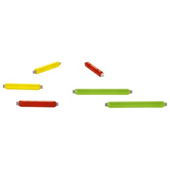 LUPILU® Magnetbausatz Leuchtend, 56-teilig / Magnetbausatz Bunt, 60-teilig (Bunt) - B-Ware neuwertig