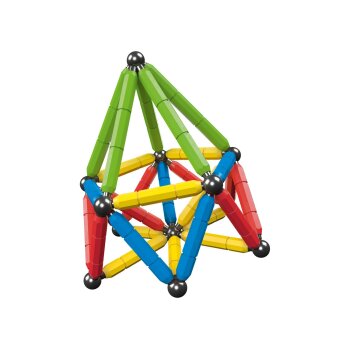 LUPILU® Magnetbausatz Leuchtend, 56-teilig / Magnetbausatz Bunt, 60-teilig (Bunt) - B-Ware neuwertig