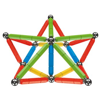 LUPILU® Magnetbausatz Leuchtend, 56-teilig / Magnetbausatz Bunt, 60-teilig (Bunt) - B-Ware neuwertig