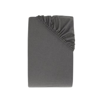 LIVARNO® Jersey-Spannbettlaken, 180-200 x 200 cm (Grau) - B-Ware sehr gut