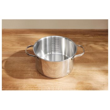 SILVERCREST® Topf-Set, 5-teilig, Edelstahl, Premium (Glasdeckel) - B-Ware sehr gut