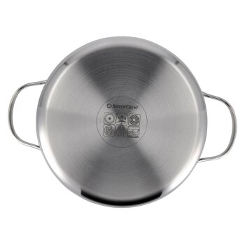 SILVERCREST® Topf-Set, 5-teilig, Edelstahl, Premium (Glasdeckel) - B-Ware sehr gut