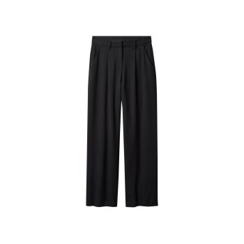 esmara® Damen Palazzo-Hose / Stoffhose (Schwarz, 36) - B-Ware neuwertig