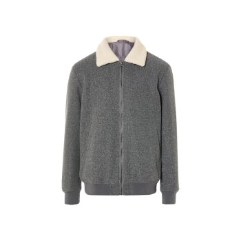 LIVERGY® Herren Jacke in Wolloptik - B-Ware