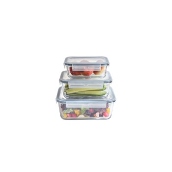 SILVERCREST® Frischhaltedosen-Set, 3 Stück - B-Ware