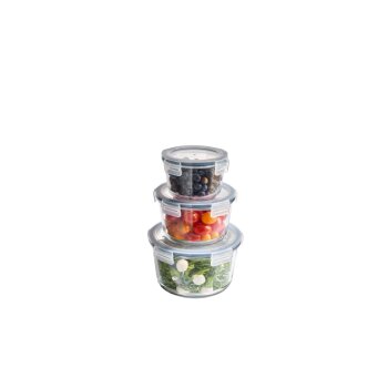 SILVERCREST® Frischhaltedosen-Set, 3 Stück - B-Ware