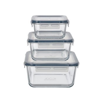 SILVERCREST® Frischhaltedosen-Set, 3 Stück - B-Ware