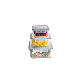 SILVERCREST® Frischhaltedosen-Set, 3 Stück - B-Ware
